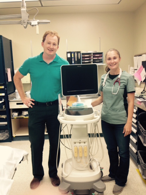 Drs. Mike Barnett and Reneé Morrisette from Rosthern, SK
